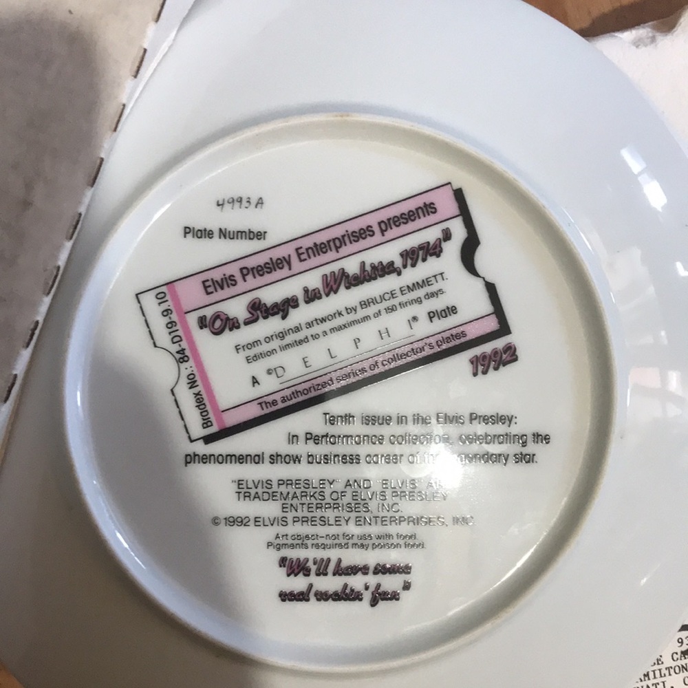Elvis plate - Picture 2 of 3